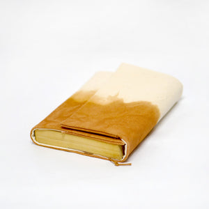 Rustic Canvas Book Jacket by Xiapism Natural Dye Sustainable lifestyle products