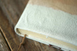Load image into Gallery viewer, Close up of the Canvas Book Jacket by Xiapism Natural Dye Sustainable lifestyle products

