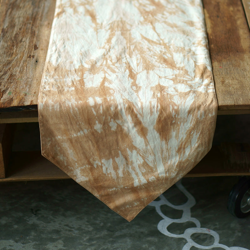 Pointed Ends Grunge Table Runner By Xiapism Natural Dye Sustainable Lifestlye Products