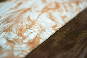 Edge of Table Runner  by Xiapism Natural Dye Sustainable Lifestlye Products